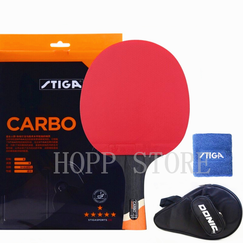 Badminton Racket Carbon - STIGA 6 Star Racket ofensywne profesjonalne