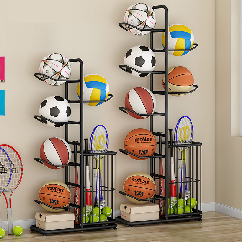 Stojak na piłki sportowe, kosz – Sports Equipment Badminton recenzja i cena